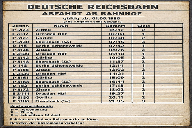 Fahrplan